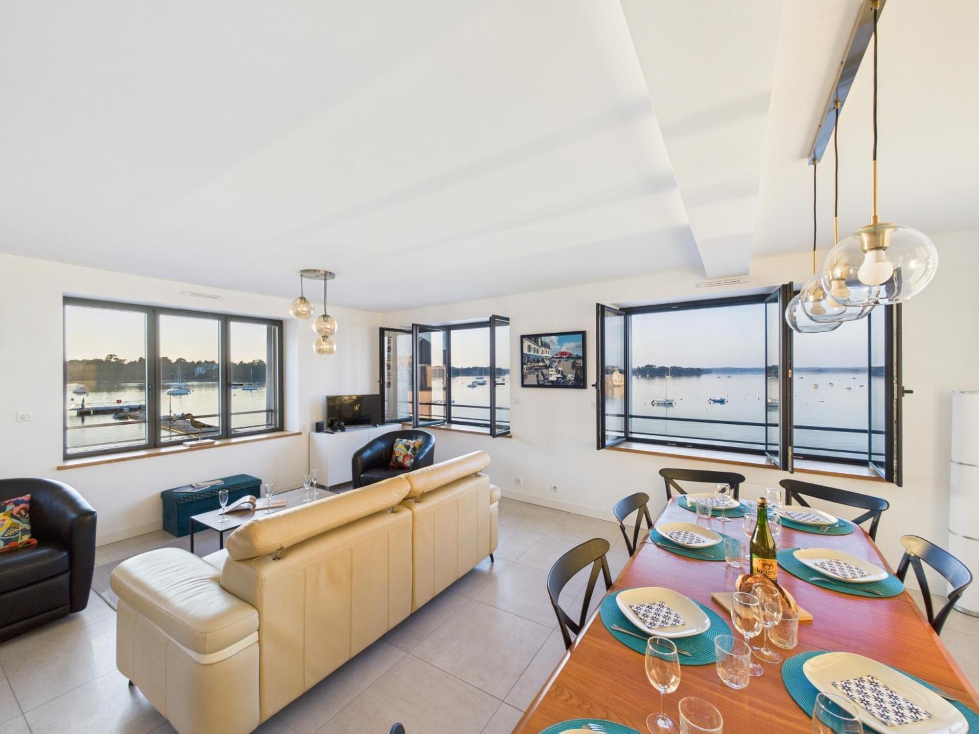 Appartement Vue Sur La Mer A L'Ile Tudy ! المظهر الخارجي الصورة